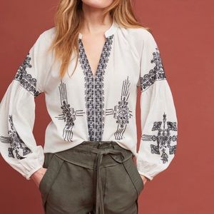 Maeve Anastasia Peasant Top